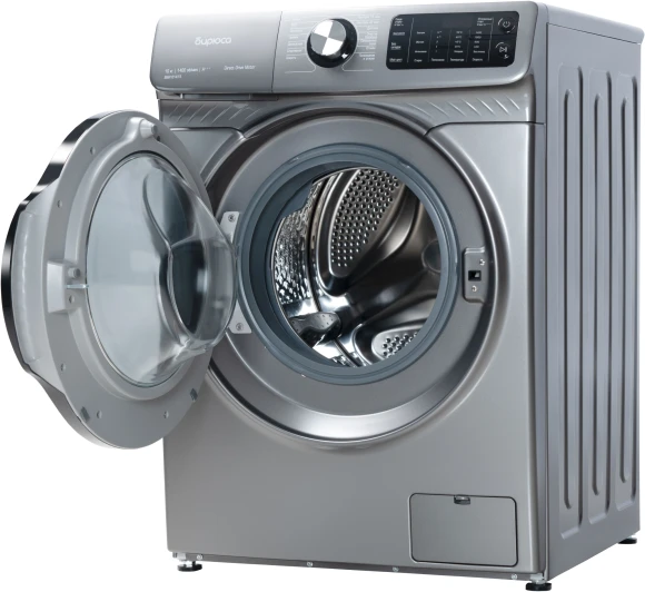 Стиральная машина Бирюса WM-SBM1014/15 M класс: A+++ загр.фронтальная макс.:10кг нержавеющая сталь инвертор