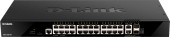 Коммутатор D-Link DGS-1520-28/A1A (L3) 24x1Гбит/с 2x10Гбит/с 2xКомбо(10GBase-T/SFP+) управляемый