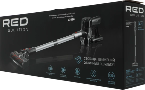 Пылесос ручной Red Solution V3060 250Вт черный/серый Пылесос ручной Red Solution V3060 250Вт черный/серый