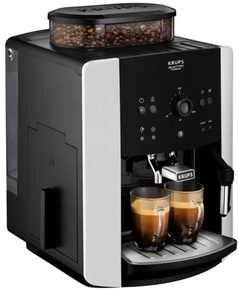 Кофемашина Krups Espresseria EA82F010 1450Вт черный/нержавеющая сталь