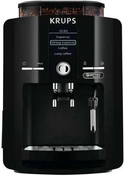 Кофемашина Krups Espresseria EA82F010 1450Вт черный/нержавеющая сталь