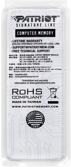 Память DDR5 32GB 4800MHz Patriot PSD532G48002S RTL PC5-38400 CL40 SO-DIMM 262-pin 1.1В dual rank Ret Память DDR5 32GB 4800MHz Patriot PSD532G48002S RTL PC5-38400 CL40 SO-DIMM 262-pin 1.1В dual rank Ret