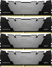 Память DDR4 4x8GB 3200MHz Kingston KF432C16RB2K4/32 Fury Renegade Black RTL Gaming PC4-25600 CL16 DIMM 288-pin 1.35В single rank с радиатором Ret Память DDR4 4x8GB 3200MHz Kingston KF432C16RB2K4/32 Fury Renegade Black RTL Gaming PC4-25600 CL16 DIMM 288-pin 1.35В single rank с радиатором Ret
