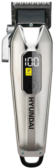 Машинка для стрижки Hyundai H-HC7110 серебристый/черный 5Вт (насадок в компл:6шт)