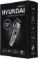 Машинка для стрижки Hyundai H-HC7110 серебристый/черный 5Вт (насадок в компл:6шт)