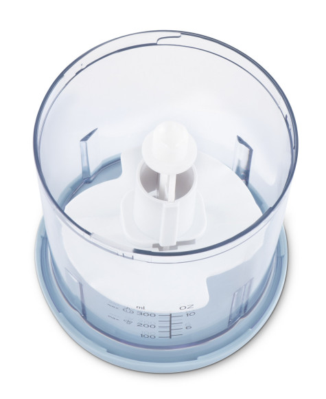 Измельчитель электрический Hyundai HYC-P3138 0.8л. 300Вт голубой/белый