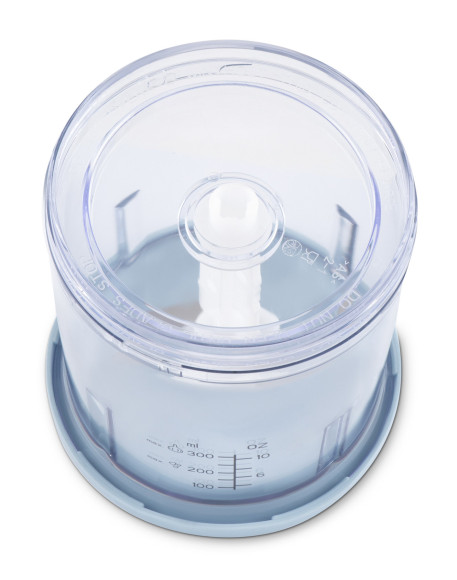 Измельчитель электрический Hyundai HYC-P3138 0.8л. 300Вт голубой/белый