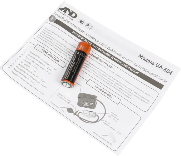 Тонометр полуавтоматический A&D UA-604