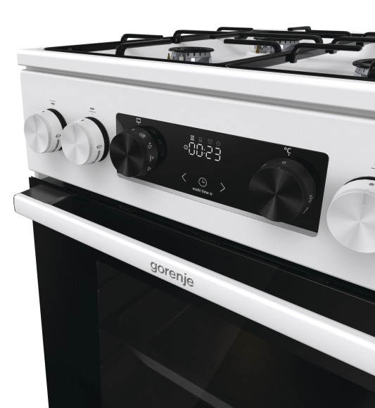 Плита Комбинированная Gorenje GK5C60WJ белый (без крышки) реш.сталь