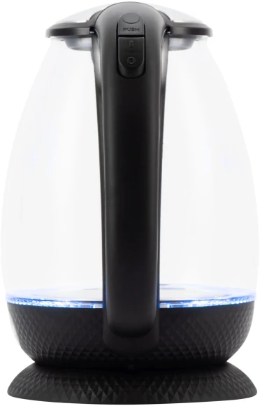 Чайник электрический Hyundai HYK-G3804 1.7л. 2200Вт черный корпус: стекло