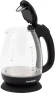 Чайник электрический Hyundai HYK-G3804 1.7л. 2200Вт черный корпус: стекло