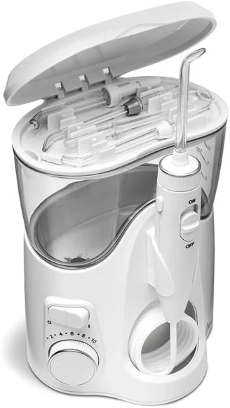 Ирригатор Waterpik WP-160 Ultra Plus импульсн. 7насад. белый Ирригатор Waterpik WP-160 Ultra Plus импульсн. 7насад. белый