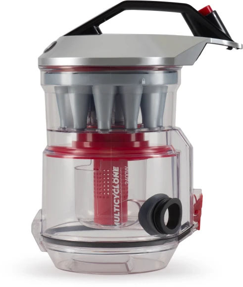 Пылесос Hyundai HYV-C2950 2400Вт серебристый/красный