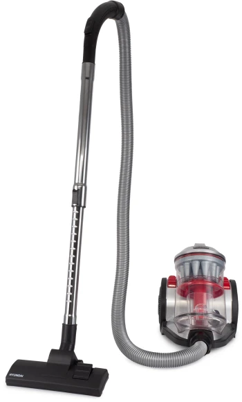 Пылесос Hyundai HYV-C2950 2400Вт серебристый/красный