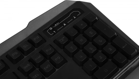 Клавиатура A4Tech B310N черный USB Multimedia for gamer LED (подставка для запястий) кабель 1.8м