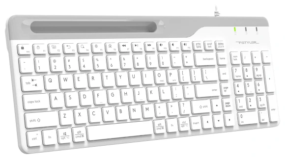 Клавиатура A4Tech Fstyler FK25 белый/серый USB slim Клавиатура A4Tech Fstyler FK25 белый/серый USB slim