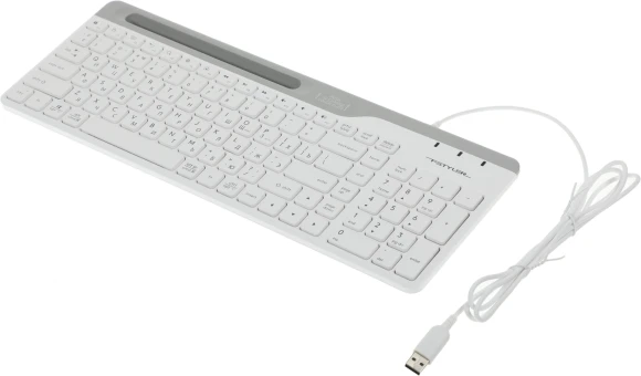 Клавиатура A4Tech Fstyler FK25 белый/серый USB slim Клавиатура A4Tech Fstyler FK25 белый/серый USB slim