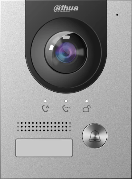 Видеопанель Dahua DHI-VTO2202F-P цветной сигнал CMOS цвет панели: серебристый Видеопанель Dahua DHI-VTO2202F-P цветной сигнал CMOS цвет панели: серебристый