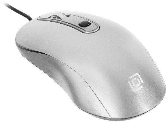 Мышь Оклик 155M серебристый оптическая 1600dpi USB 4but (337117) Мышь Оклик 155M серебристый оптическая 1600dpi USB 4but (337117)