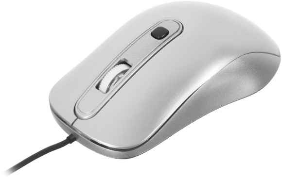 Мышь Оклик 155M серебристый оптическая 1600dpi USB 4but (337117) Мышь Оклик 155M серебристый оптическая 1600dpi USB 4but (337117)