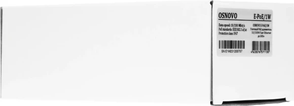 Удлинитель Osnovo E-POE/1W Удлинитель Osnovo E-POE/1W