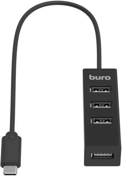 Разветвитель USB-C Buro BPH-C-1906 4порт. черный (BU-USBC-HUB-4U20) Разветвитель USB-C Buro BPH-C-1906 4порт. черный (BU-USBC-HUB-4U20)