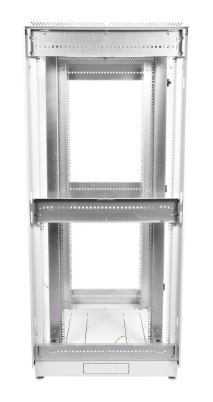 Шкаф коммутационный ЦМО (ШТК-М-42.8.8-4ААА) напольный 42U 800x800мм пер.дв.перфор. задн.дв.стал.лист 2 бок.пан. 1010кг белый 655мм 123.1кг 180град. 2030мм