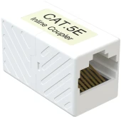 Адаптер Sysmatrix CC RJ45.5ES.WH проходн.RJ45 кат.5E бел.