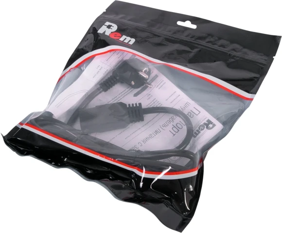 Шнур питания Rem R-16-CORD-C19-S-1.8 C19-Schuko проводник.:3x1.5мм2 1.8м 250В 16А (упак.:1шт) черный