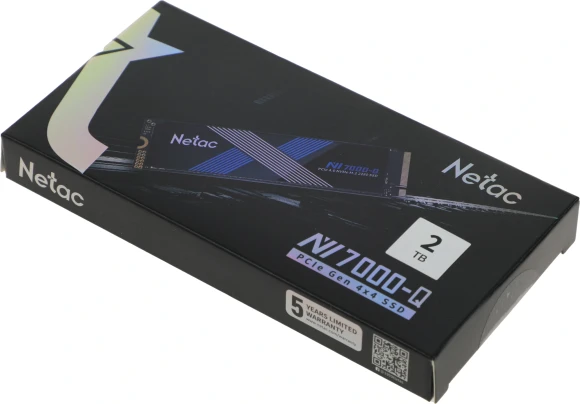 Накопитель SSD Netac PCIe 4.0 x4 2TB NT01NV7000Q-2T0-E4X NV7000Q M.2 2280 Накопитель SSD Netac PCIe 4.0 x4 2TB NT01NV7000Q-2T0-E4X NV7000Q M.2 2280