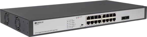 Коммутатор Origo OS2218FP/200W OS2218FP/200W/A1A (L2) 16x1Гбит/с 2SFP 16PoE+ 250W неуправляемый Коммутатор Origo OS2218FP/200W OS2218FP/200W/A1A (L2) 16x1Гбит/с 2SFP 16PoE+ 250W неуправляемый