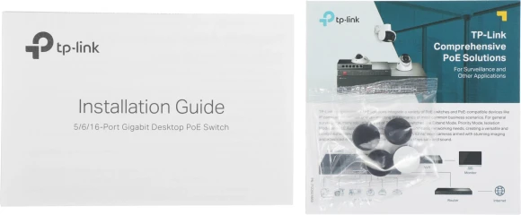 Коммутатор TP-Link TL-SG1005P (L2) 5x1Гбит/с 4PoE+ 65W неуправляемый