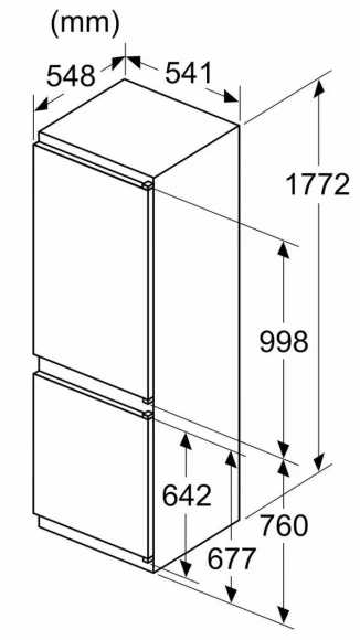 Холодильник Bosch KIN86NSE0 2-хкамерн. белый Холодильник Bosch KIN86NSE0 2-хкамерн. белый