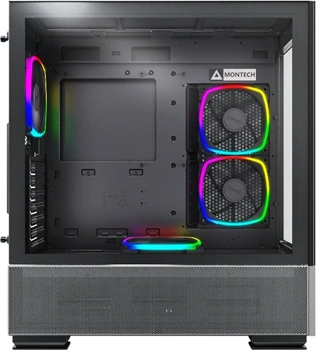 Корпус Montech Sky Two черный без БП ATX 3x140mm 2xUSB3.0 audio bott PSU Корпус Montech Sky Two черный без БП ATX 3x140mm 2xUSB3.0 audio bott PSU