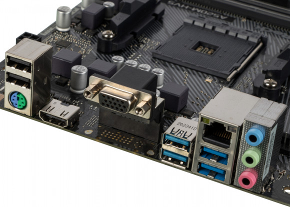 Материнская плата Asrock A520M-HVS Soc-AM4 AMD A520 2xDDR4 mATX AC`97 8ch(7.1) GbLAN RAID+VGA+HDMI