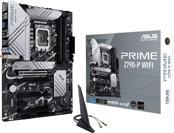 Материнская плата Asus PRIME Z790-P WIFI Soc-1700 Intel Z790 4xDDR5 ATX AC`97 8ch(7.1) 2.5Gg RAID+HDMI+DP Материнская плата Asus PRIME Z790-P WIFI Soc-1700 Intel Z790 4xDDR5 ATX AC`97 8ch(7.1) 2.5Gg RAID+HDMI+DP