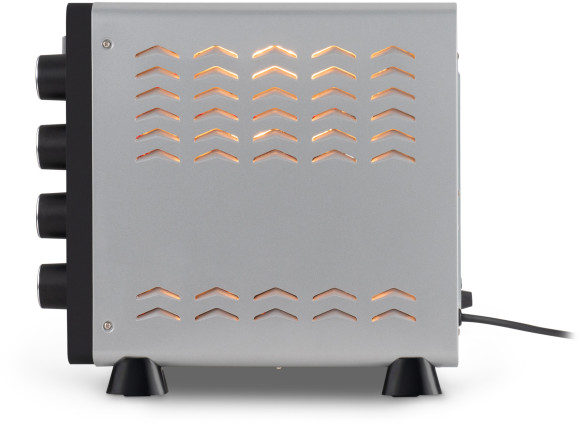 Мини-печь Hyundai MIO-HY081 38л. 2000Вт серебристый/черный