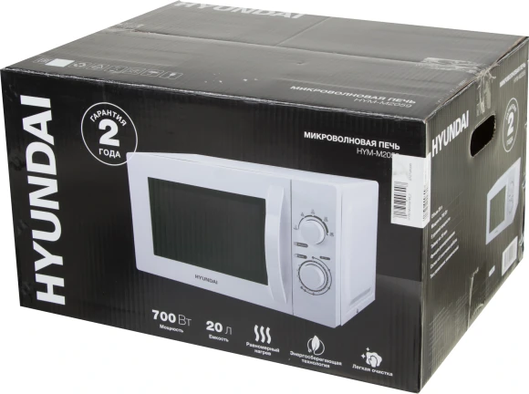 Микроволновая Печь Hyundai HYM-M2059 20л. 700Вт белый Микроволновая Печь Hyundai HYM-M2059 20л. 700Вт белый