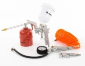 Набор пневмоинструментов Matrix 57304 компл.:5 предметов 307л/мин красный/оранжевый Набор пневмоинструментов Matrix 57304 компл.:5 предметов 307л/мин красный/оранжевый