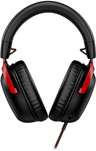 Наушники с микрофоном HyperX Cloud III черный/красный 1.2м мониторные оголовье (727A9AA) Наушники с микрофоном HyperX Cloud III черный/красный 1.2м мониторные оголовье (727A9AA)