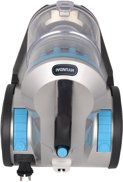 Пылесос Hyundai HYV-C2955 2400Вт серебристый/синий