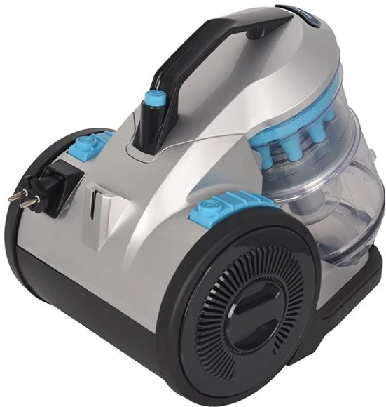 Пылесос Hyundai HYV-C2955 2400Вт серебристый/синий