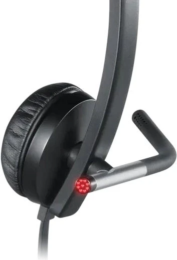 Наушники с микрофоном Logitech H650E черный 1.1м накладные оголовье (981-000519)