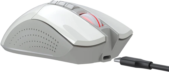 Мышь A4Tech Bloody R90 Plus белый оптическая 5000dpi беспров. USB 7but (R90 PLUS GREUISH WHITE)