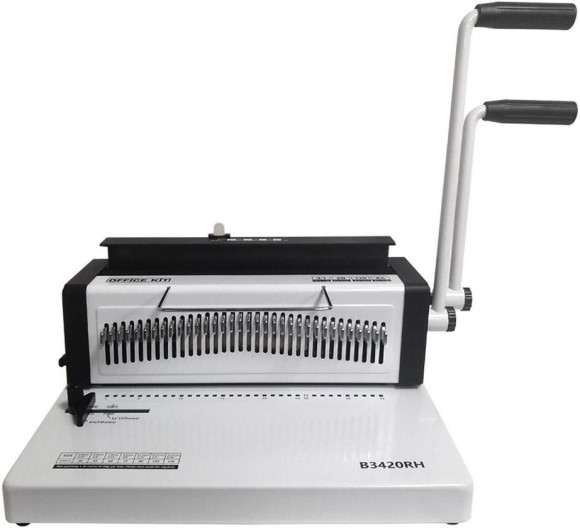 Переплетчик Office Kit B3420RH A4/перф.20л.сшив/макс.120л./метал.пруж. (4.8-14.3мм) Переплетчик Office Kit B3420RH A4/перф.20л.сшив/макс.120л./метал.пруж. (4.8-14.3мм)