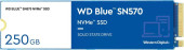 Накопитель SSD WD PCIe 3.0 x4 250GB WDS250G3B0C Blue SN570 M.2 2280 Накопитель SSD WD PCIe 3.0 x4 250GB WDS250G3B0C Blue SN570 M.2 2280