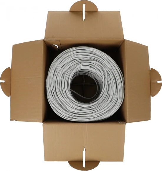 Кабель информационный ITK Generica BC1-C5E04-311-305-G кат.5E FTP 4 пары 24AWG PVC внутренний 305м серый Кабель информационный ITK Generica BC1-C5E04-311-305-G кат.5E FTP 4 пары 24AWG PVC внутренний 305м серый