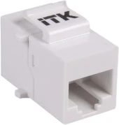Адаптер ITK CS7-1C5EU проходной Keystone RJ45 кат.5E UTP бел.