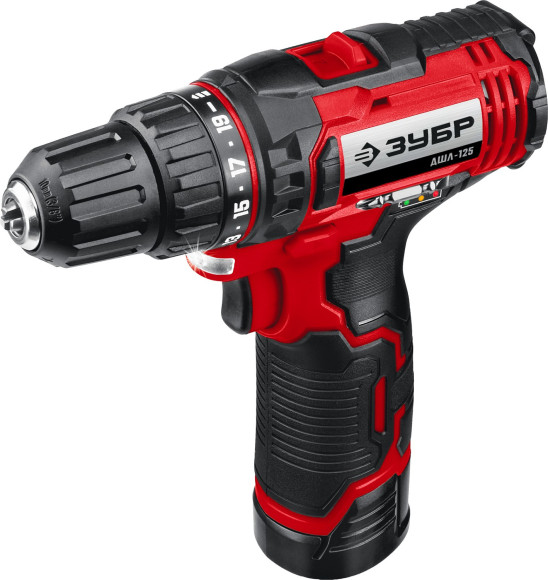 Дрель-шуруповерт Зубр ДШЛ-125-22 аккум. патрон:быстрозажимной (кейс в комплекте) Дрель-шуруповерт Зубр ДШЛ-125-22 аккум. патрон:быстрозажимной (кейс в комплекте)
