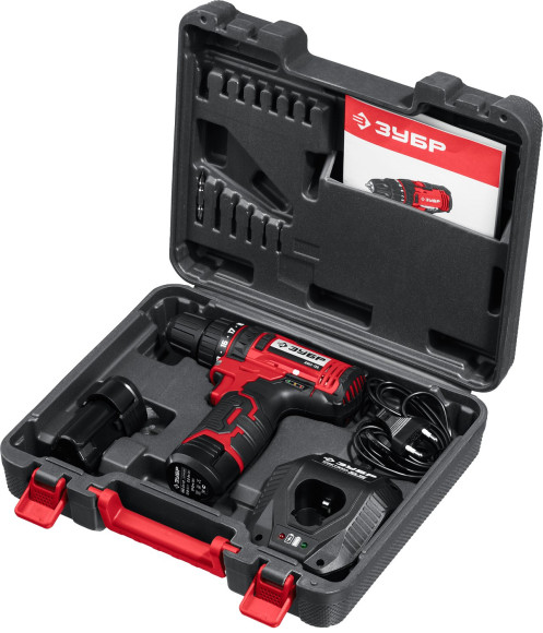 Дрель-шуруповерт Зубр ДШЛ-125-22 аккум. патрон:быстрозажимной (кейс в комплекте) Дрель-шуруповерт Зубр ДШЛ-125-22 аккум. патрон:быстрозажимной (кейс в комплекте)